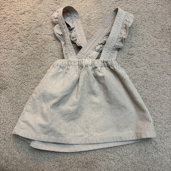 H&M Baby Girl Pinafore Dress with Top Set - Picture 3 of 4
